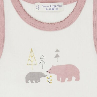 Sense Organics apatiniai marškinėliai ,,Polar bear" 1