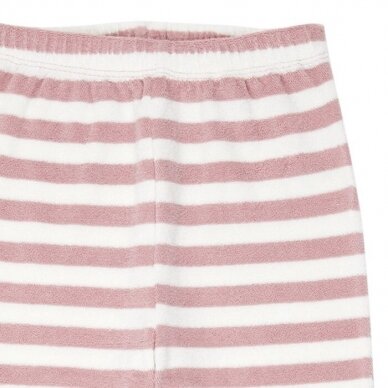 Sense Organics kilpinio audinio pižama ,,Rose stripes" 5