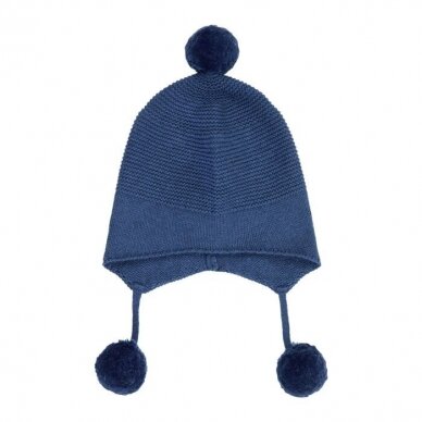 Sense Organics Baby Knitted Hat ,,Saphire blue"