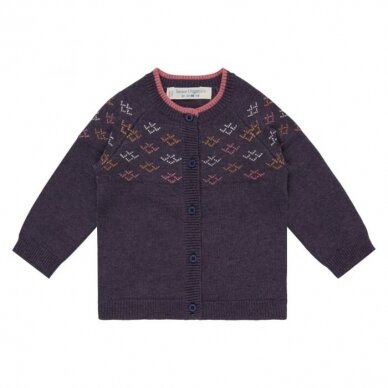 Sense Organics Sweater - Aubergine Pattern