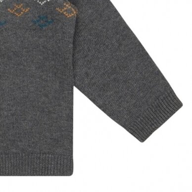 Sense Organics megztinis ,,Dark grey pattern"