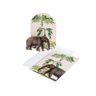 Studio ROOF pop-out card - Tropical elephant
