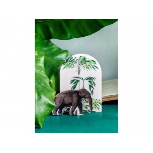 Studio ROOF pop-out card - Tropical elephant