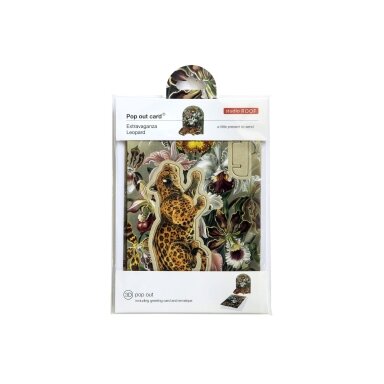Studio ROOF pop-out card - Extravaganza: Leopard Studio ROOF pop-out card - Extravaganza: Leopard