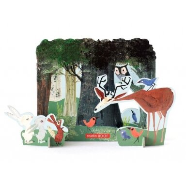 Studio ROOF pop-out card - Forest owl Studio ROOF pop-out card - Forest owl