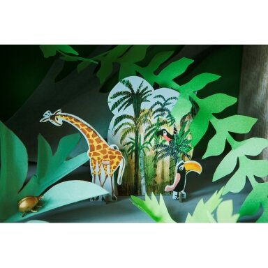 Studio ROOF pop-out card - Jungle giraffe Studio ROOF pop-out card - Jungle giraffe