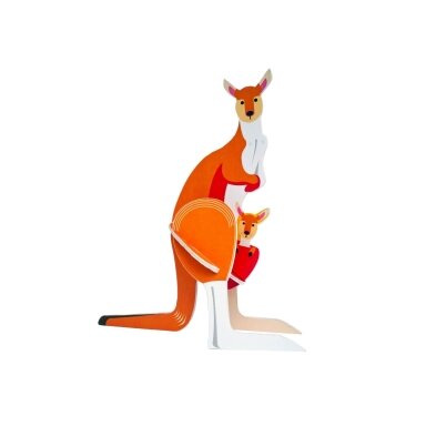 Studio ROOF pop-out card - Kangaroo Studio ROOF pop-out card - Kangaroo