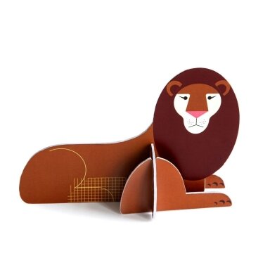 Studio ROOF pop-out card - Lion Studio ROOF pop-out card - Lion