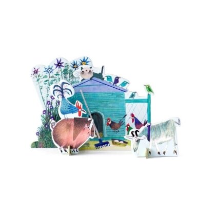 Studio ROOF pop-out card - Little farm Studio ROOF pop-out card - Little farm