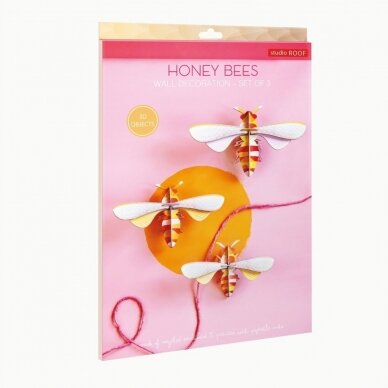 Studio ROOF dekoracija ,,Honey bees" (3 vnt.)