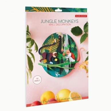 Studio ROOF dekoracija ,,Jungle animals: monkeys"