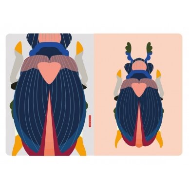 Studio ROOF eskizų knyga ,,Japanese beetle" (A4) 3
