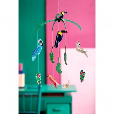 Studio ROOF kabanti dekoracija ,,Exotic birds" 1