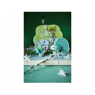 Studio ROOF pop-out card - Chicken tree 1
