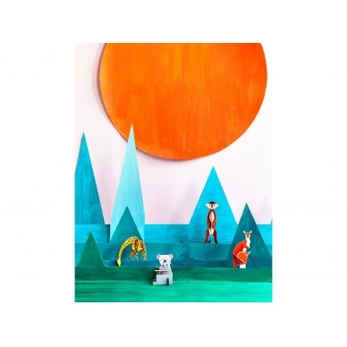 Studio ROOF pop-out card - Giraffe 3
