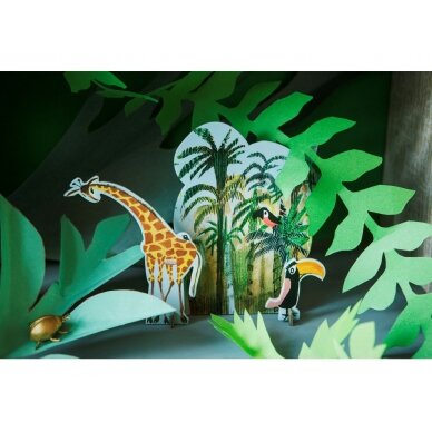 Studio ROOF pop-out atvirukas ,,Jungle giraffe" 1