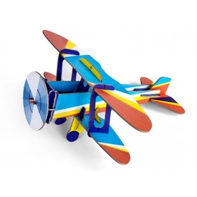 Studio ROOF popierinis 3D lėktuvas ,,Biplane"