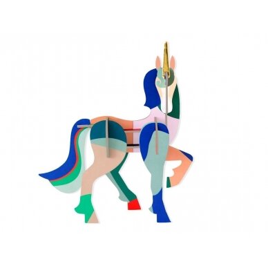 Studio ROOF totemas iš perdirbto kartono ,,Unicorn"