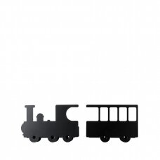Tresxics lentyna iš perdirbto plieno ,,Train: black"